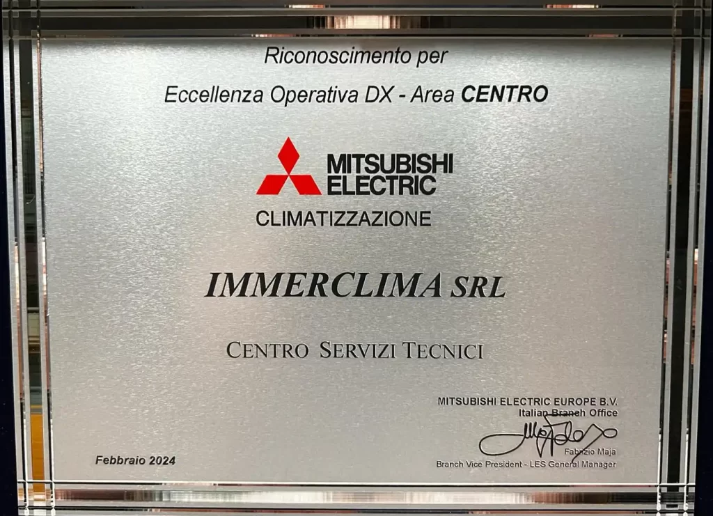 Mitsubishi eletric climatizzazion premia Immerclima